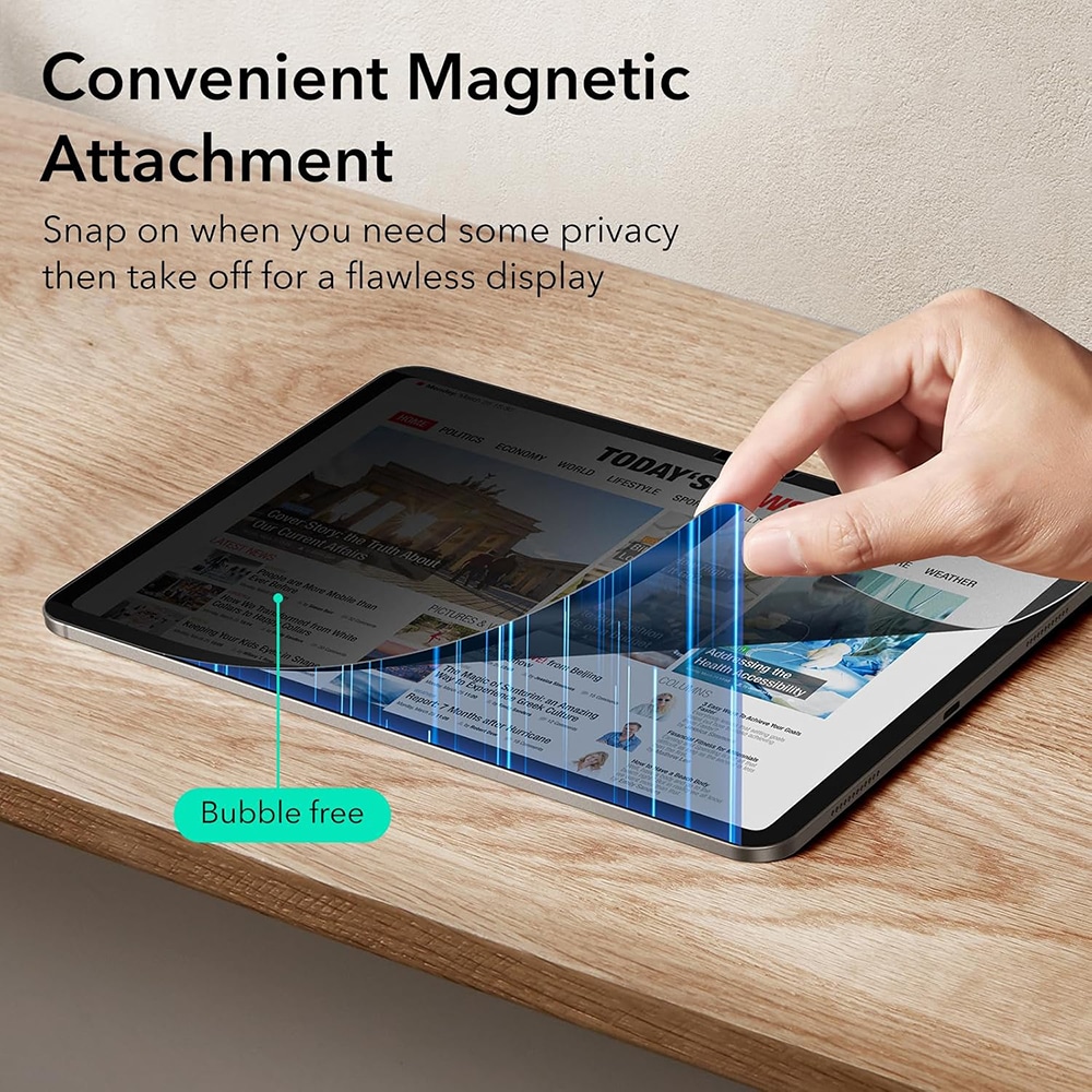 ESR κάλυμμα για iPad Pro 11 (2024) - μαγνητική προστασία οθόνης ιδιωτικότητας - ιδιωτικότητα - Image 4