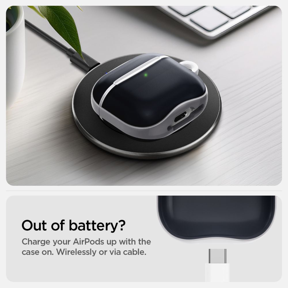 Spigen Classic C1 Apple Airpods 4 γραφίτης - Image 13