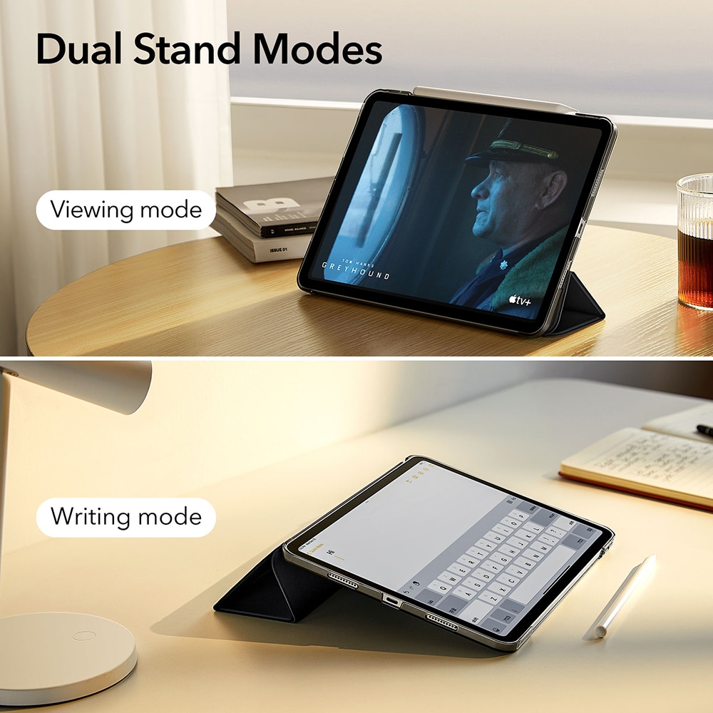 ESR Ascend Trifold θήκη για iPad Pro 13 (2024) - Ματ Μαύρο - Image 5