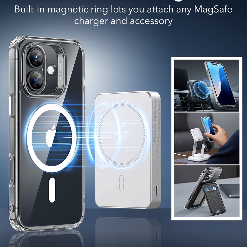 ESR Classic Hybrid HaloLock - θήκη για Apple iPhone 16 - Διάφανο - Image 2