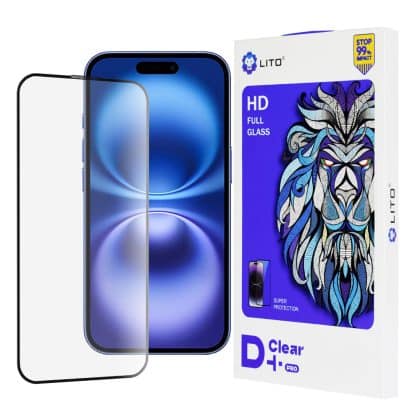 Lito Case για iPhone 16 - D+ Pro Clear - Μαύρο