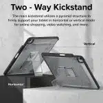 Ringke Case για iPad Pro 13 (2024) - Fusion Sketch Stand - Smoke Black - Image 7