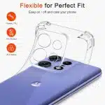 Techsuit Shockproof Clear Silicone - θήκη για Motorola Edge 50 Neo / ThinkPhone 25 - Διάφανο - Image 3