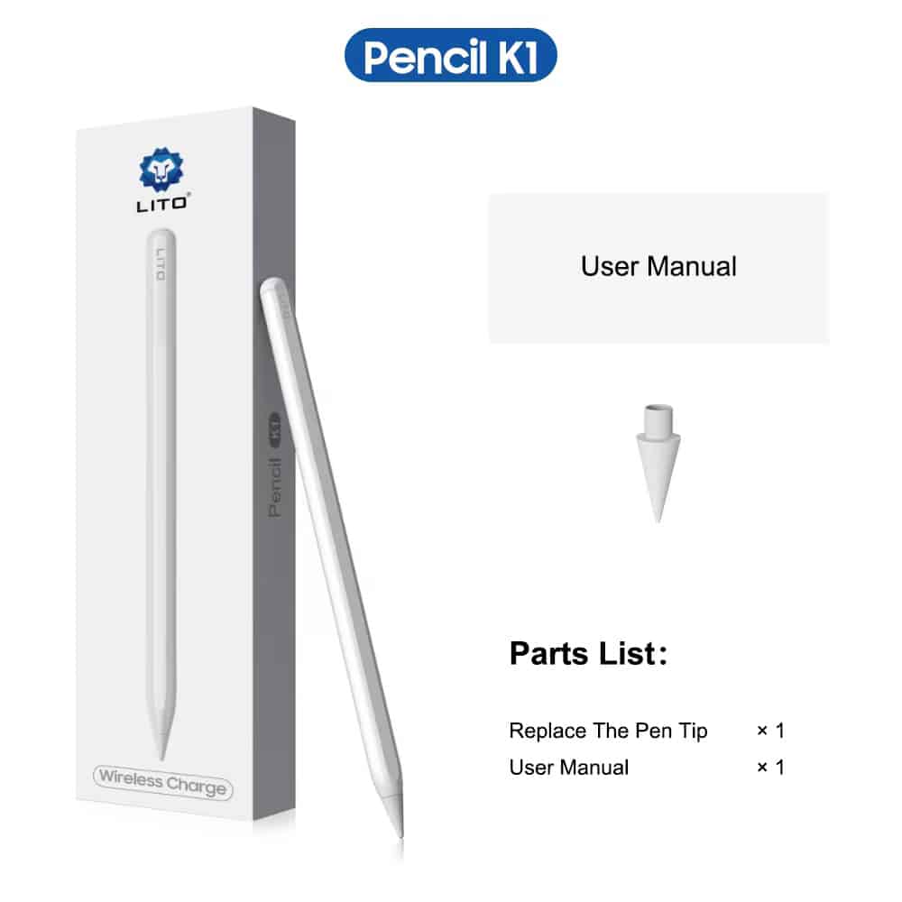Lito Stylus pen για iPad, Palm Rejection, 90mAh - Λευκό - Image 13