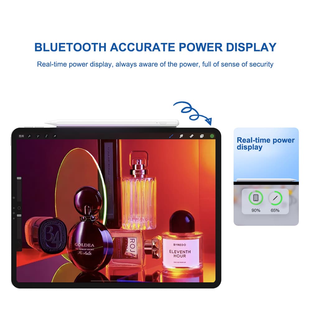 Lito Stylus pen για iPad, Palm Rejection, 90mAh - Λευκό - Image 6