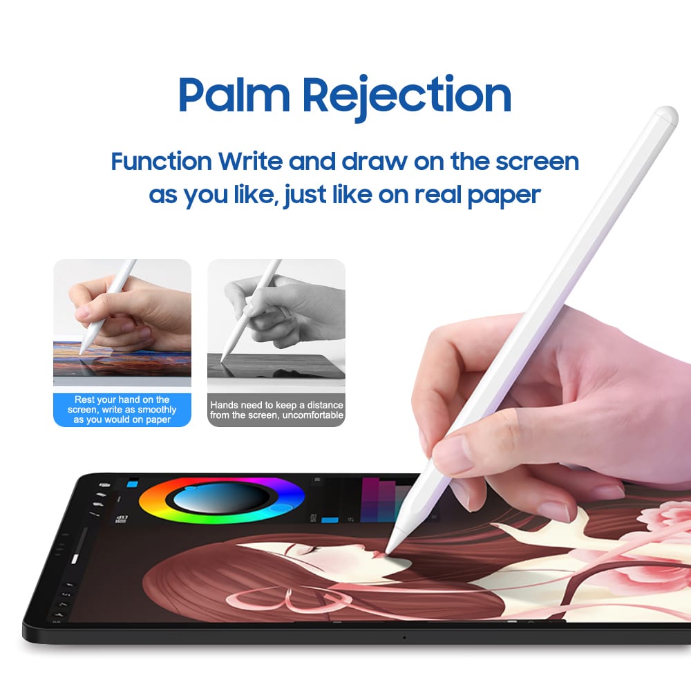 Lito Stylus pen για iPad, Palm Rejection, 90mAh - Λευκό - Image 8