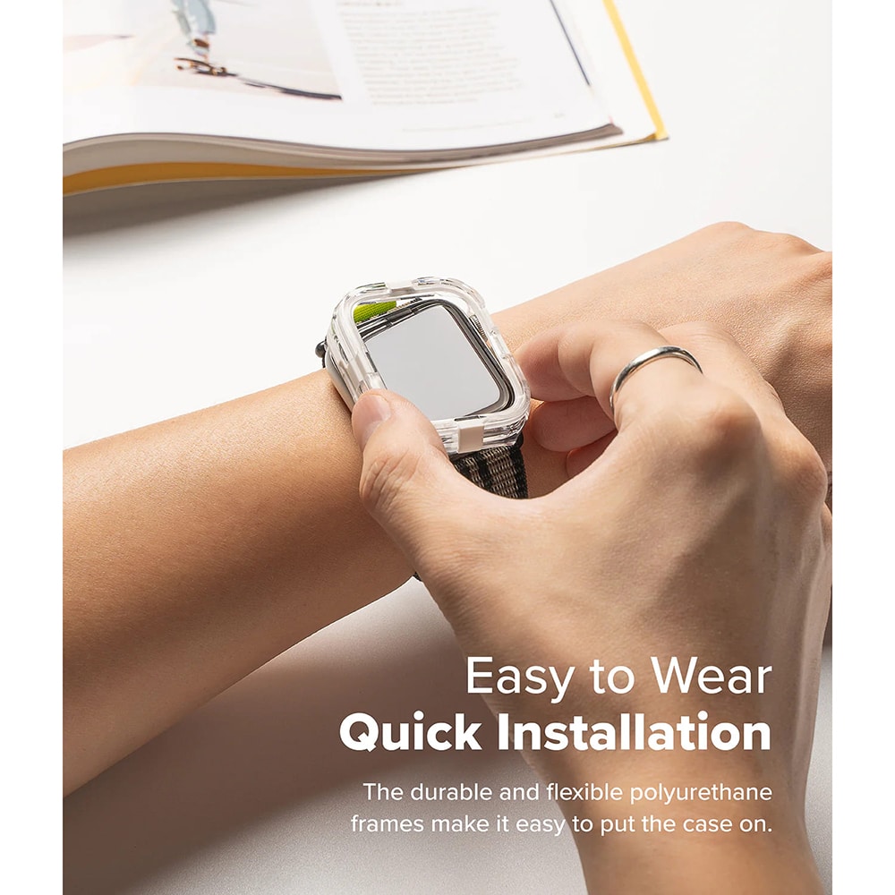 Ringke Fusion Bumper θήκη για Apple Watch 10 42mm - Νεονί πράσινο - Image 5