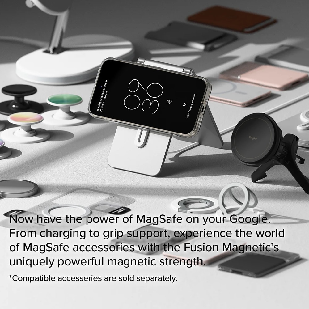 Ringke Silicone Magnetic MagSafe - θήκη για Google Pixel 9 - Διάφανο - Image 6