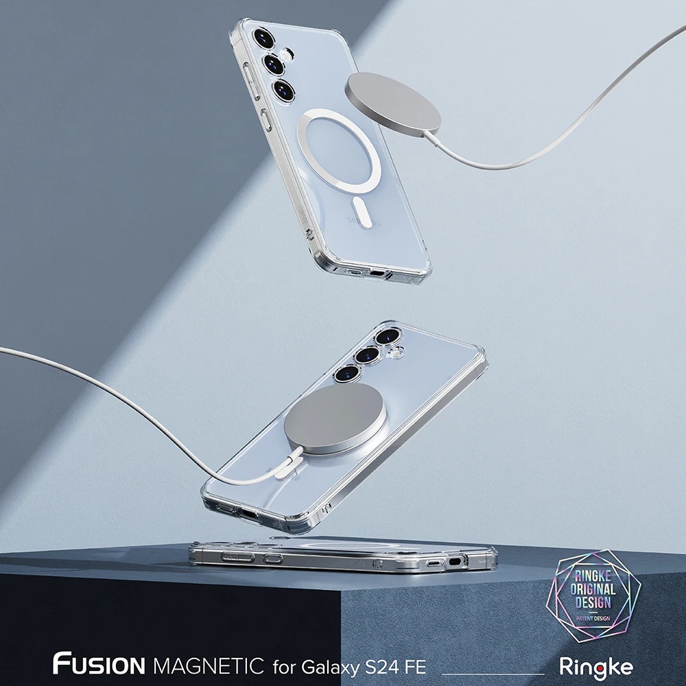Ringke Silicone Magnetic MagSafe - θήκη για Samsung Galaxy S24 FE - Διάφανο - Image 7