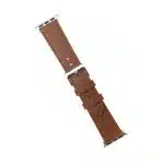 Apple Watch λουράκι 1/2/3/4/5/6/7/8/SE/Ultra (42/44/45/46/49mm) - Σταθερό δερμάτινο λουράκι - Καφέ - Image 4