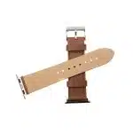 Apple Watch λουράκι 1/2/3/4/5/6/7/8/SE/Ultra (42/44/45/46/49mm) - Σταθερό δερμάτινο λουράκι - Καφέ - Image 3