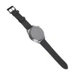 Huawei λουράκι για Watch GT 2 (46mm)/GT 2 Pro/GT 3 Pro (46mm)/Ultimate, Xiaomi Watch S1 - Σταθερός δερμάτινος λουράκι - Μαύρο - Image 2