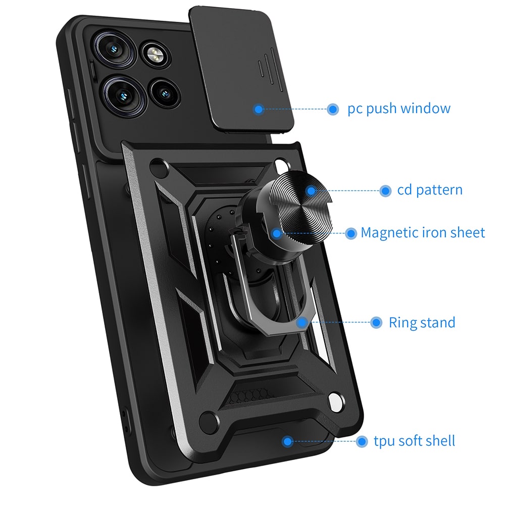 Techsuit CamShield Series - θήκη για Motorola Edge 50 Neo / 60 ThinkPhone 25 - Μαύρο - Image 3