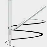 Techsuit stylus για tablet Microsoft Surface, απόρριψη παλάμης, ευαισθησία κλίσης, πλευρική απορρόφηση, 90mAh - Μαύρο - Image 2