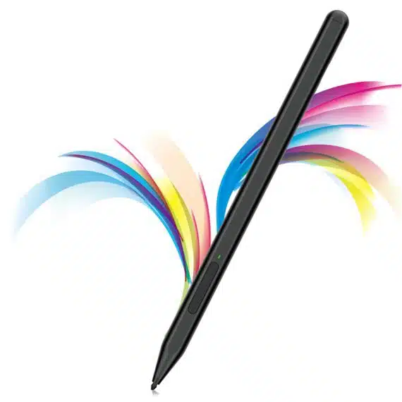 Techsuit stylus για tablet Microsoft Surface, απόρριψη παλάμης, πλευρική απορρόφηση, 90mAh, 5V, 0.2A - μαύρο