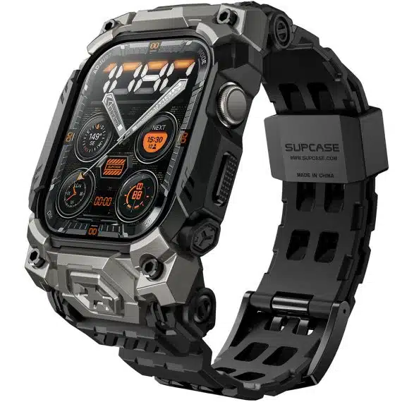 Supcase Θήκη για Apple Watch 10 46mm + Λουράκι - Μαύρο