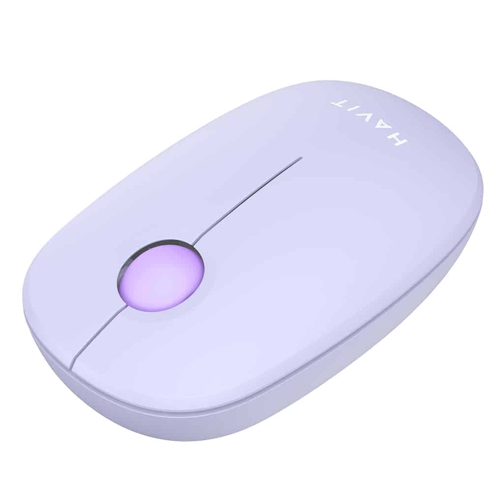 Havit ασύρματο ποντίκι 2.4GHz, 1600 DPI, ABS, PC - μωβ - Image 3