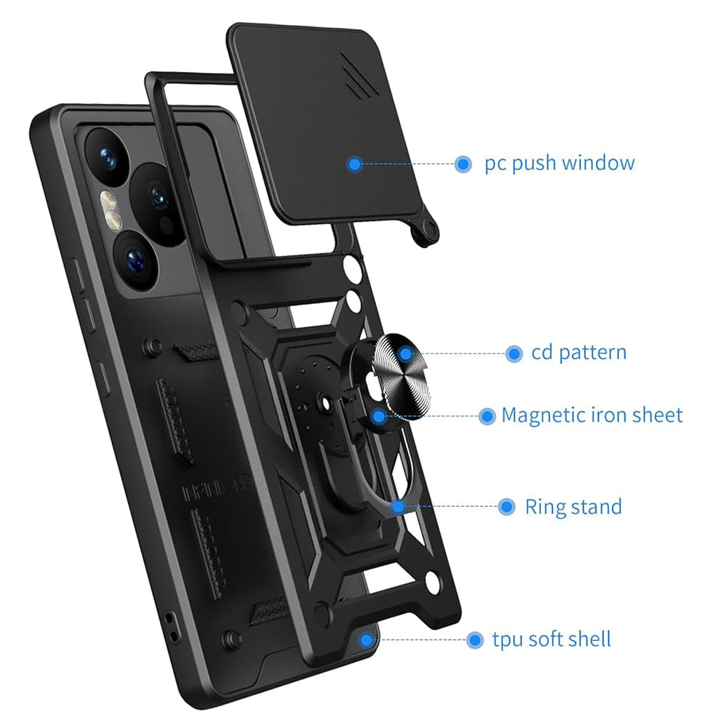 Techsuit CamShield Series - θήκη για Realme Note 60 - Μαύρο - Image 2