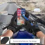 Techsuit ανδρικά γάντια μοτοσικλέτας, M - μπλε - Image 2