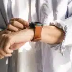 Ringke Strap για Fossil Hybrid 24mm / Mobvoi TicWatch Pro 5 / Suunto 9 / Suunto 9 Baro / Suunto D5 - Leather One Basic Bold - Καφέ - Image 4