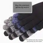 Iwarm ανδρικά γάντια - Γκρι - Image 2