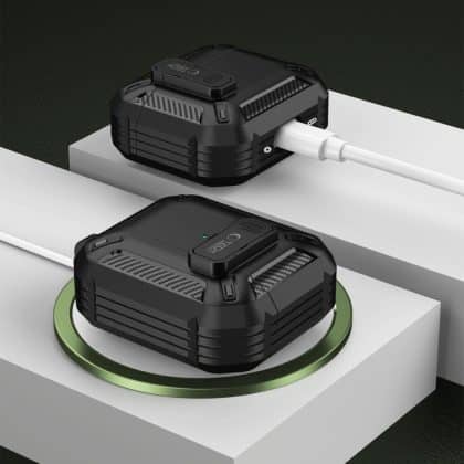 Μαύρη θήκη Tech-Protect Carbonox για Apple AirPods 4