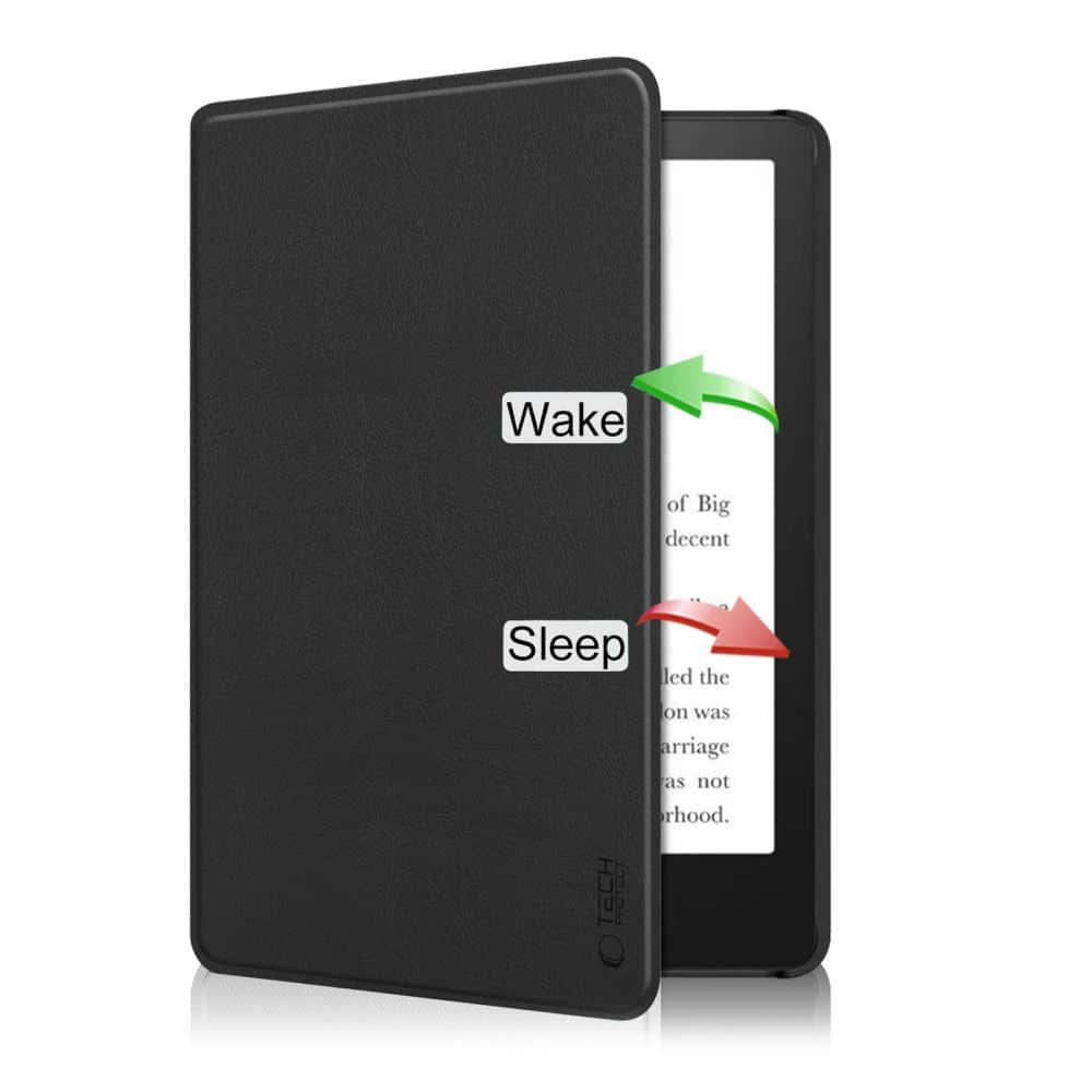 Tech-Protect Smartcase Kindle Paperwhite VI / 6 / Colorsoft / Signature Edition μαύρο - Image 2