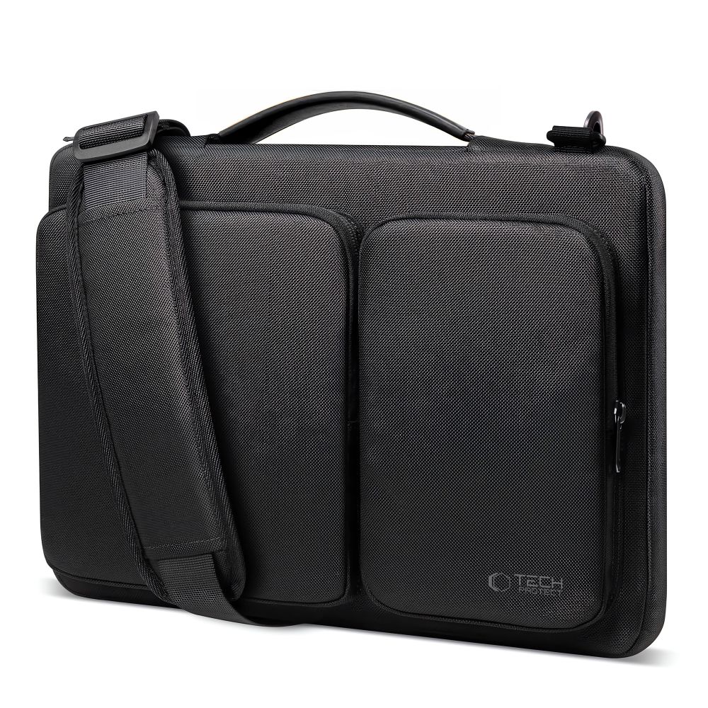 Tech-Protect τσάντα Defender για λάπτοπ 13-14 μαύρη - Image 2