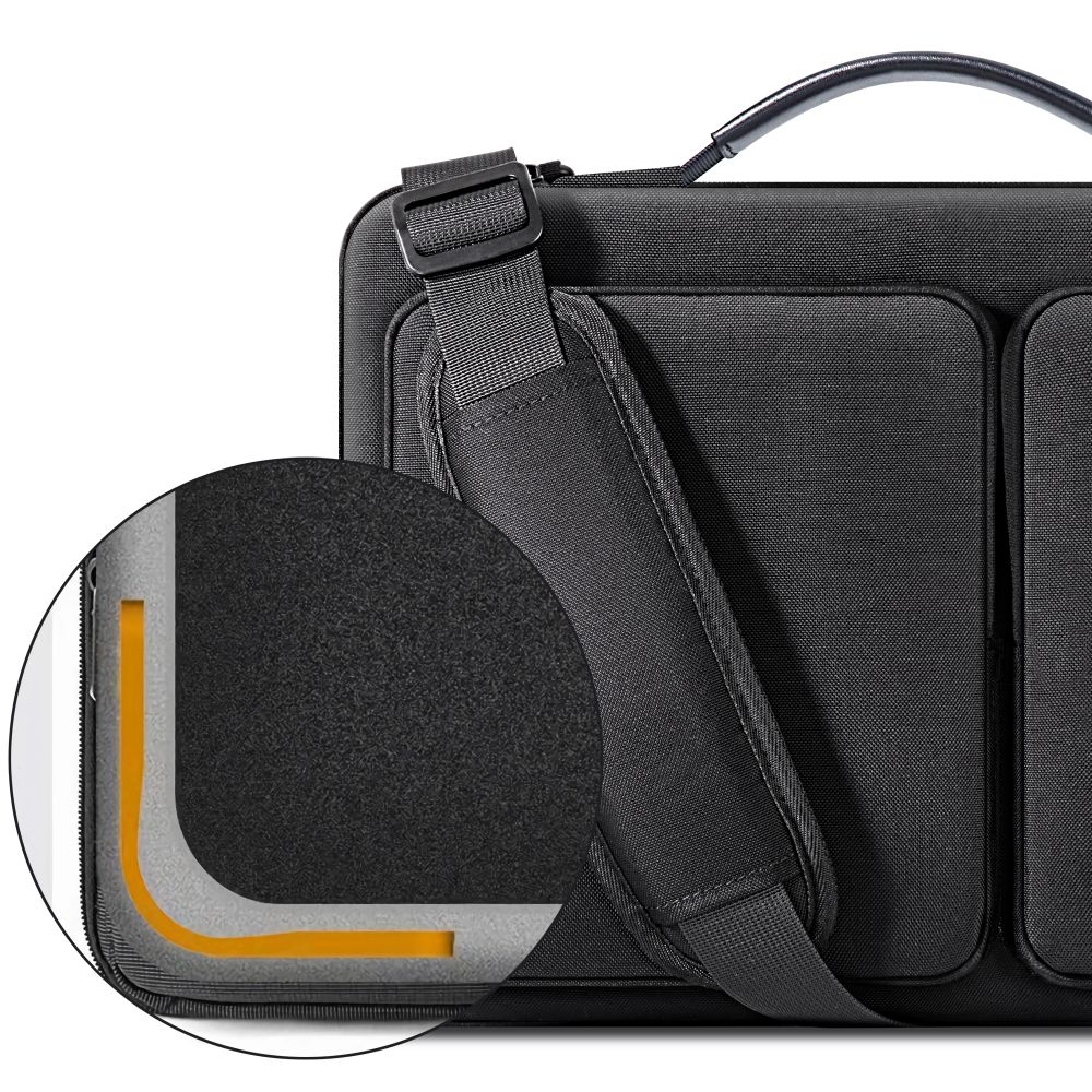 Tech-Protect τσάντα Defender για λάπτοπ 15-16 μαύρη - Image 4