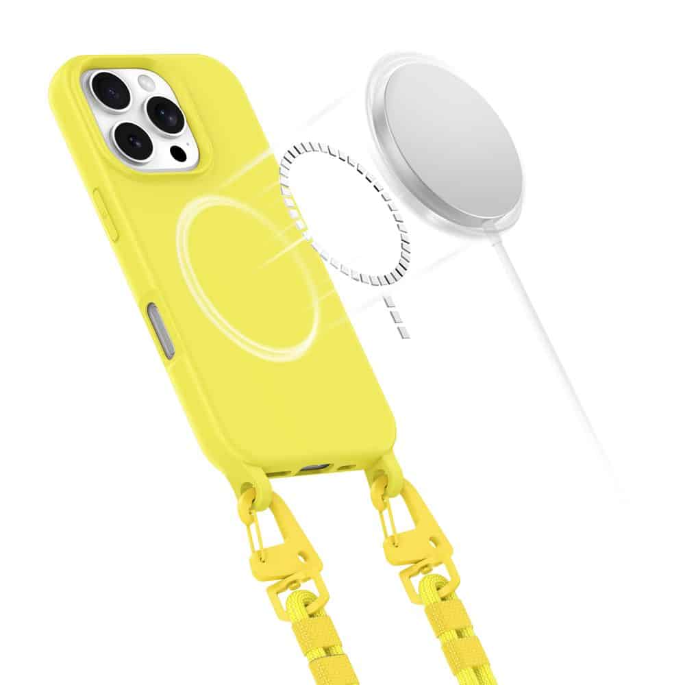 TECH-PROTECT Magnecklace - θήκη για Apple iPhone 16 Pro - Κίτρινο - Image 3