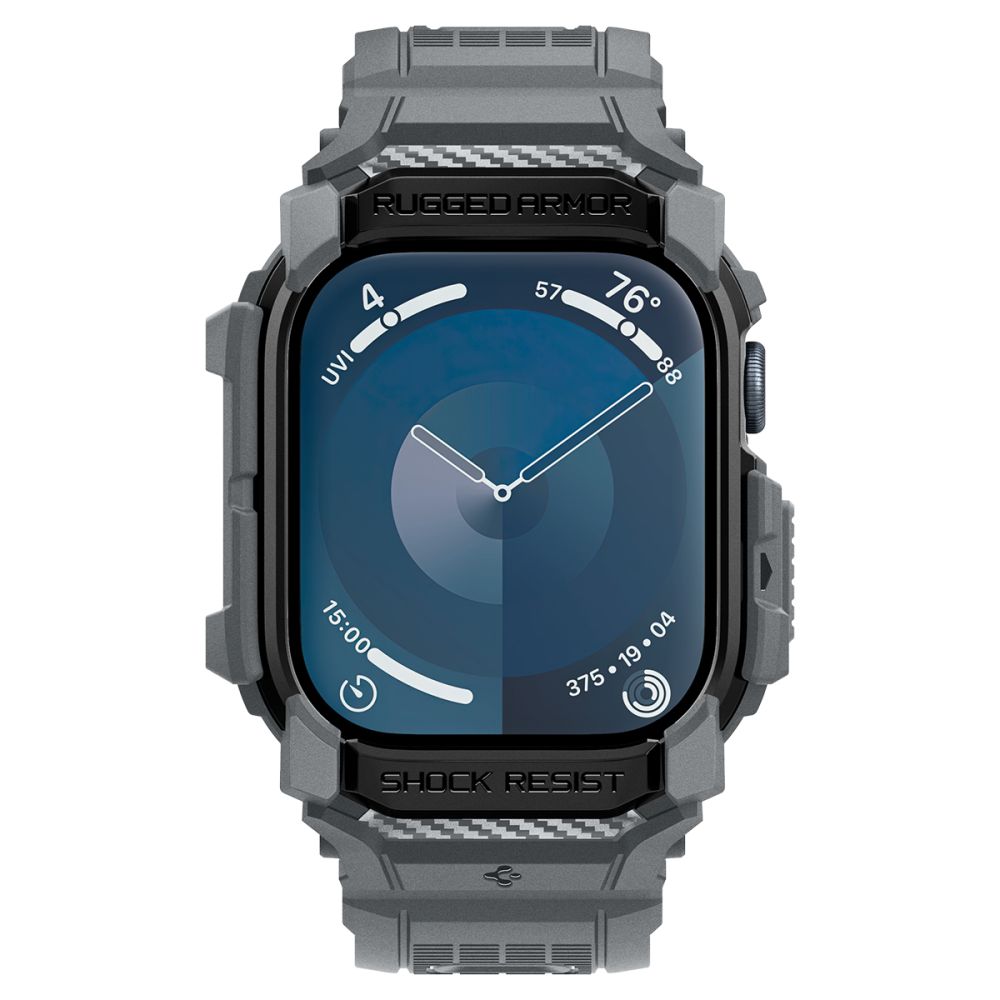 Spigen Rugged Armor "Pro" Apple Watch 10 (46 mm) σκούρο γκρι - Image 4
