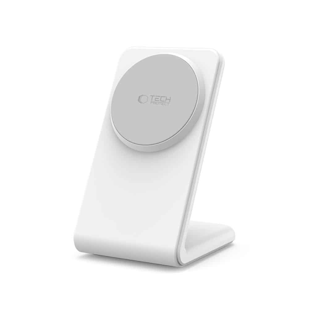 Tech-Protect μαγνητικός Magsafe ασύρματος φορτιστής QI15W-A38 λευκός - Image 3