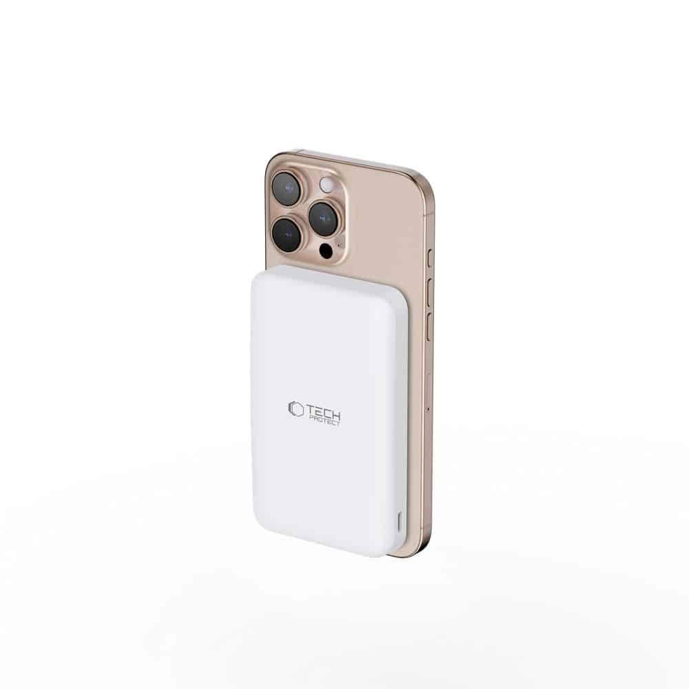 Tech-Protect PB24 Lifemag Qi2 Magsafe Power Bank 10000mAh λευκό - Image 3