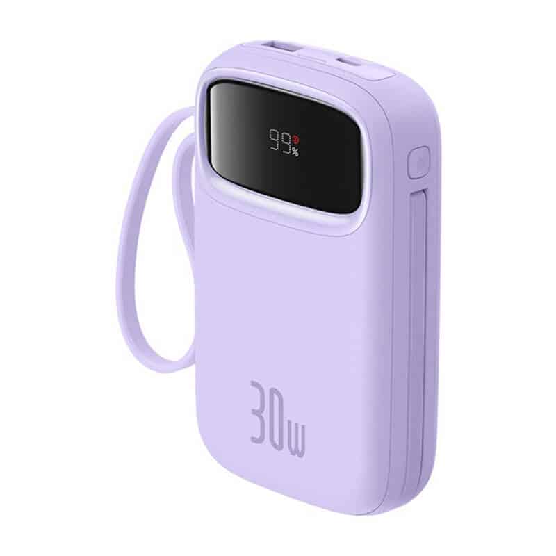 Baseus QPow 2 10000mAh 30W 2xUSB-C Powebank (μωβ) - Image 3