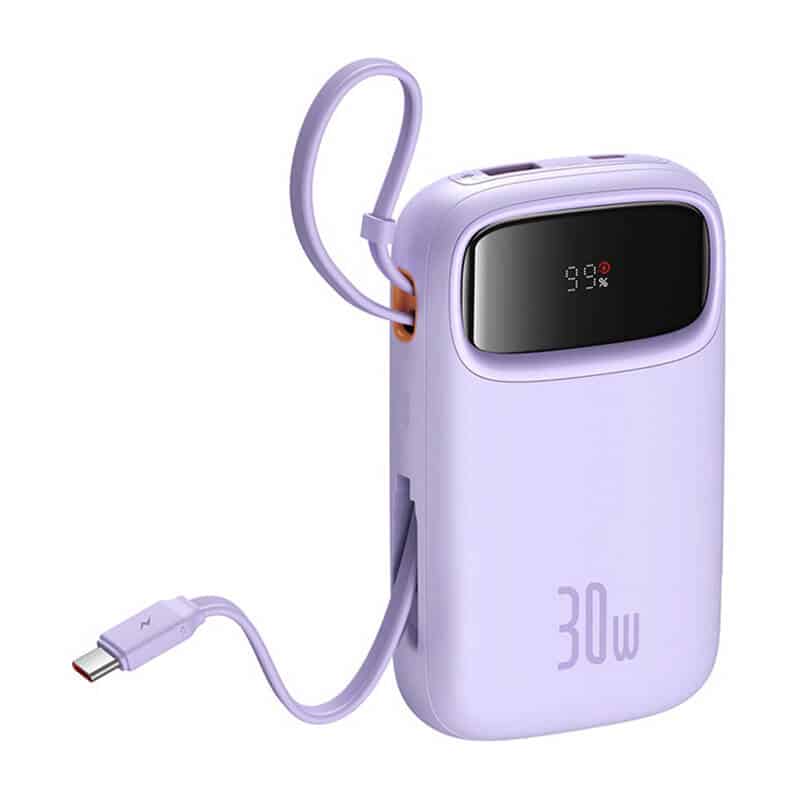 Baseus QPow 2 10000mAh 30W 2xUSB-C Powebank (μωβ) - Image 4