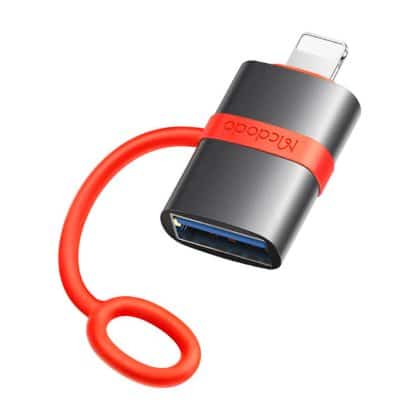 McDodo OT-3810 αντάπτορας USB-A σε Lightning (μαύρος)