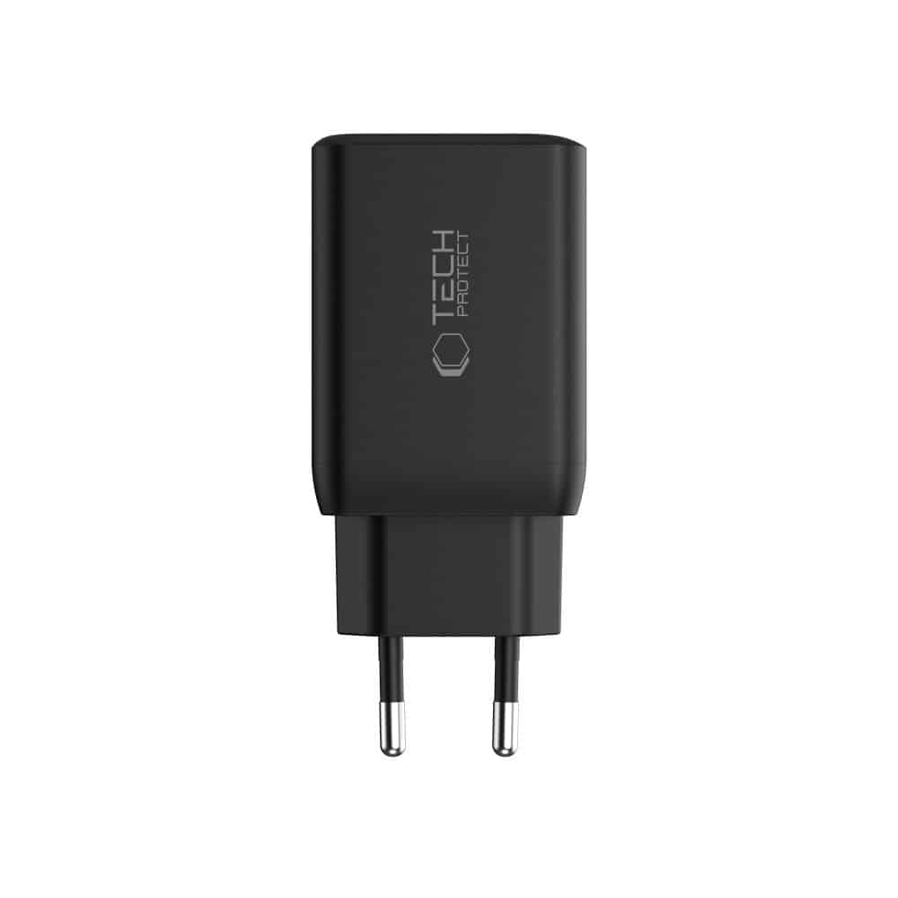 Tech-Protect φορτιστής δικτύου NC45W-GAN 2 θυρών PD45W μαύρος - Image 4