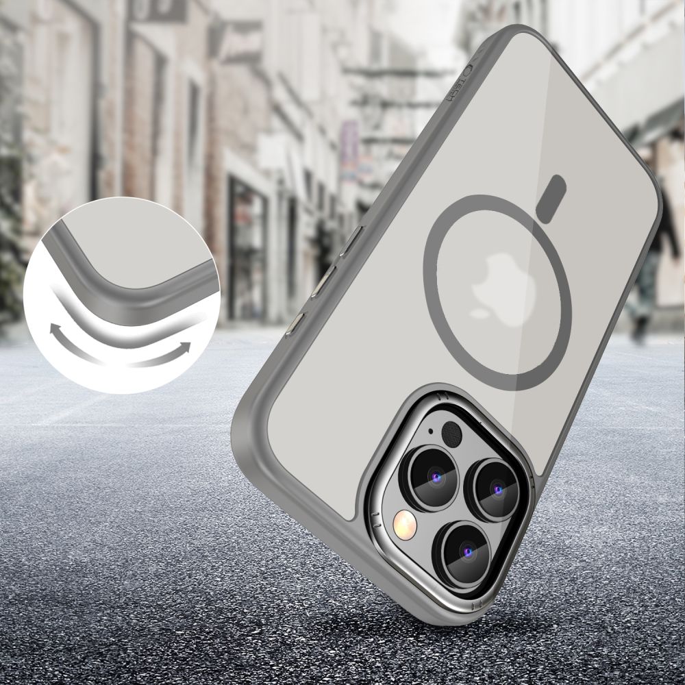 TECH-PROTECT Magedge - θήκη για Apple iPhone 16 Pro Max - Γκρι - Image 4