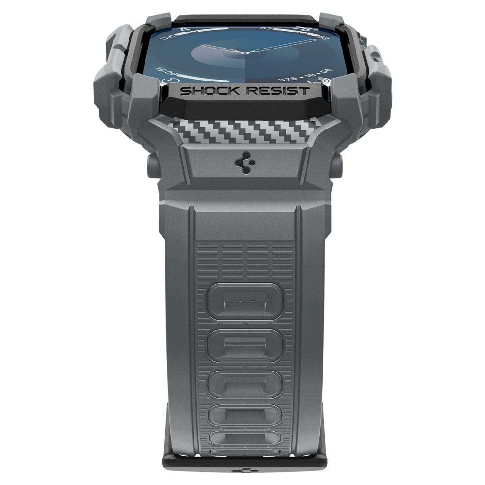 Spigen Rugged Armor "Pro" Apple Watch 10 (46 mm) σκούρο γκρι - Image 5
