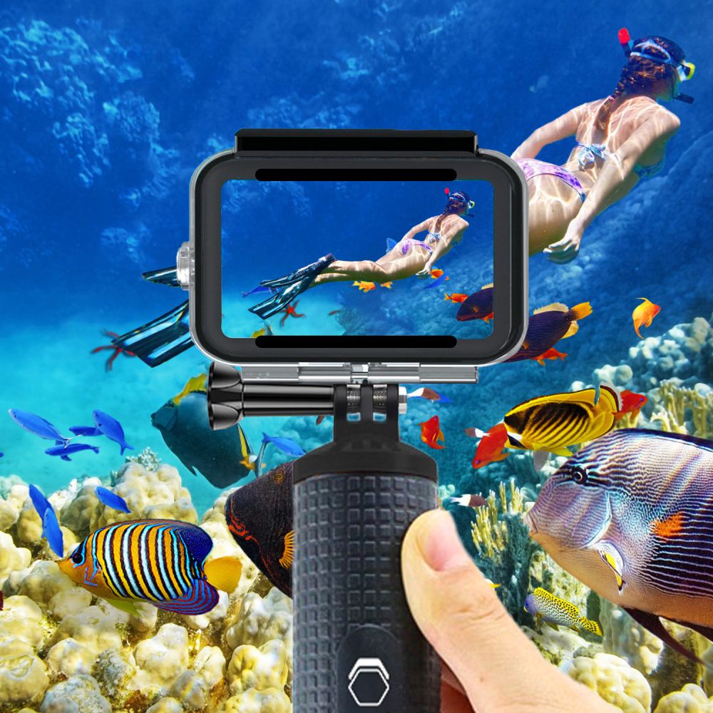 Tech-Protect αδιάβροχη θήκη GoPro Hero 9 / 10 / 11 / 12 / 13 διαφανής - Image 4