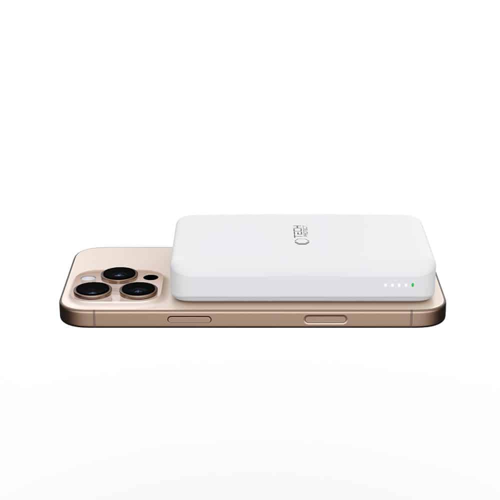 Tech-Protect PB24 Lifemag Qi2 Magsafe Power Bank 10000mAh λευκό - Image 4