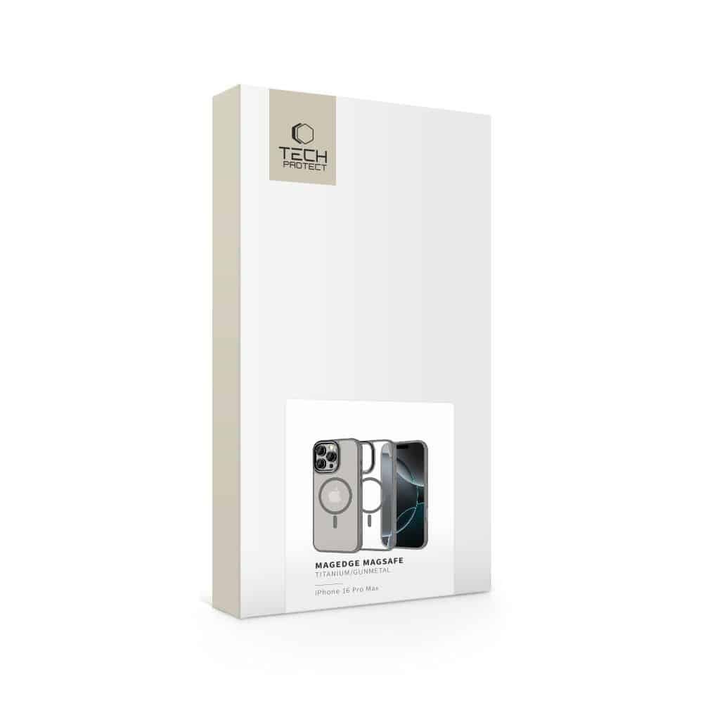 TECH-PROTECT Magedge - θήκη για Apple iPhone 16 Pro Max - Γκρι - Image 5