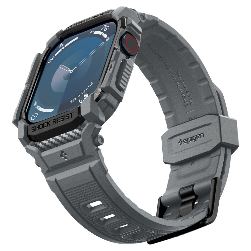 Spigen Rugged Armor "Pro" Apple Watch 10 (46 mm) σκούρο γκρι - Image 6
