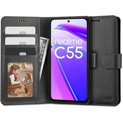 Tech-Protect πορτοφόλι Realme C55 μαύρο