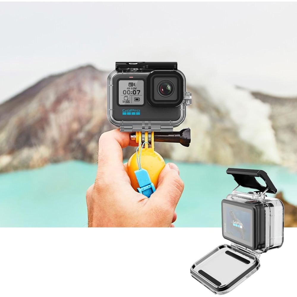 Tech-Protect αδιάβροχη θήκη GoPro Hero 9 / 10 / 11 / 12 / 13 διαφανής - Image 5
