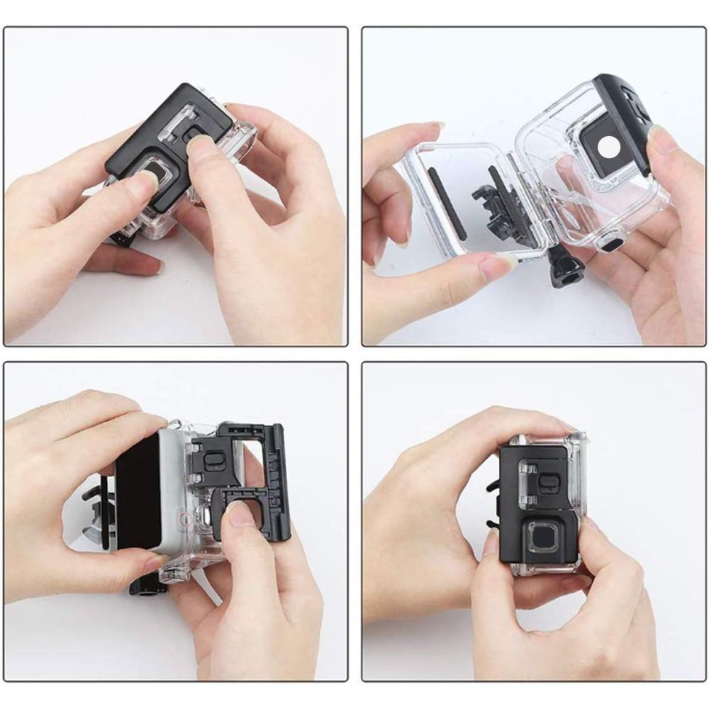 Tech-Protect αδιάβροχη θήκη GoPro Hero 5 / 6 / 7 διαφανής - Image 5