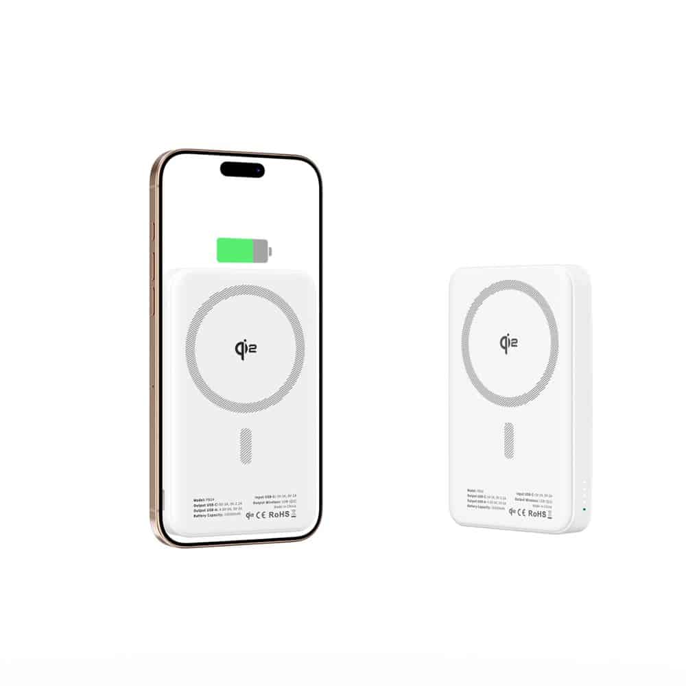 Tech-Protect PB24 Lifemag Qi2 Magsafe Power Bank 10000mAh λευκό - Image 5