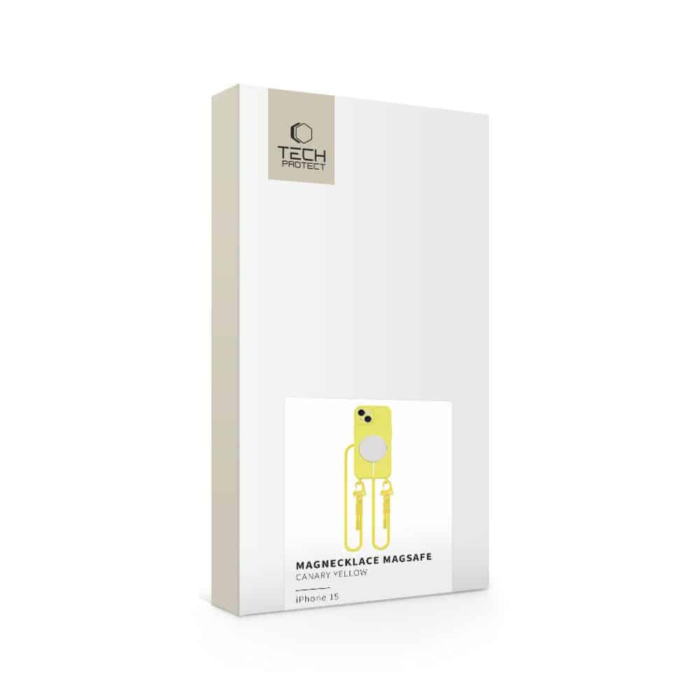 TECH-PROTECT Magnecklace - θήκη για Apple iPhone 15 - Κίτρινο - Image 5