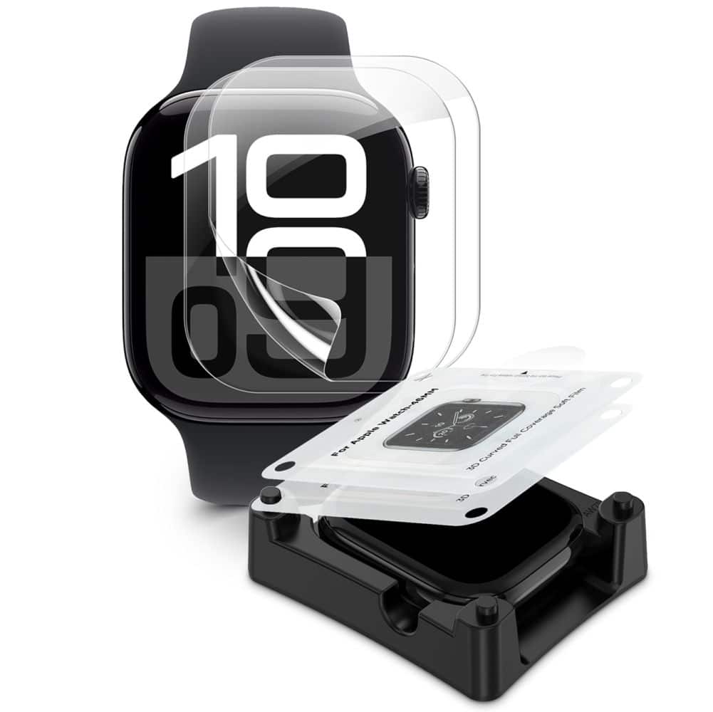 Tech-Protect φιλμ υδρογέλης σετ 2 τεμαχίων για Apple Watch 10 (42 mm) διαφανές - Image 2
