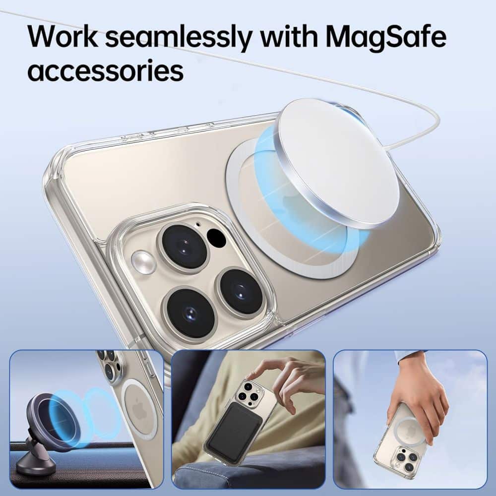 Tech-Protect MMP-110 2in1 μαγνητικός MagSafe δακτύλιος ασημί & ασημί - Image 6
